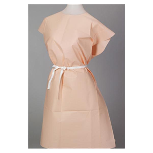 Gown Patient 30 in x 42 in Peach 50/Ca